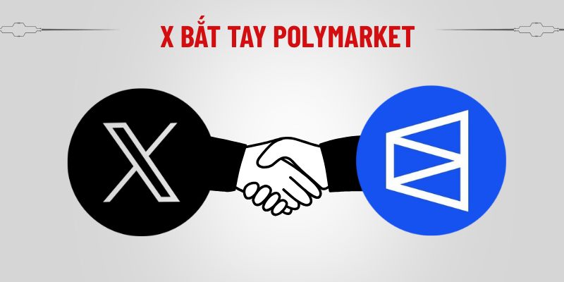 X bắt tay Polymarket